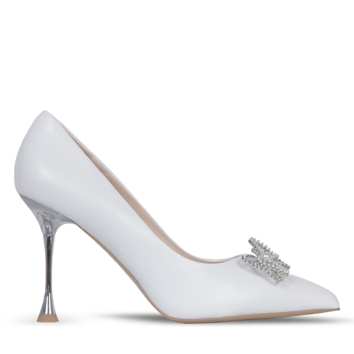 Туфлі білі жіночі (HS-2268-922B) 4S Shoes Glossi