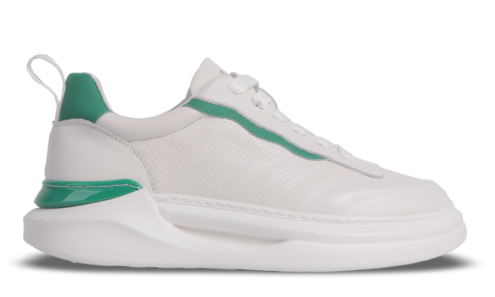 Кросівки біло/зелені чоловічі (2206) 4S Shoes Credit