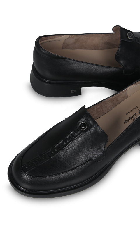 Туфлі жіночі чорні (G2401-N1655P) 4S Shoes Vidorcci