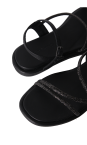 Босоніжки чорні жіночі (PF-3077) 4S Shoes Fabio Monelli