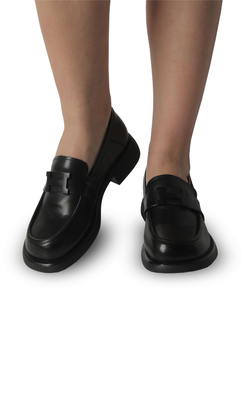 Туфлі чорні жіночі (1715-H) 4S Shoes Berisstini