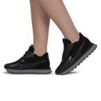 Кросівки чорні жіночі (2023-1) 4S Shoes