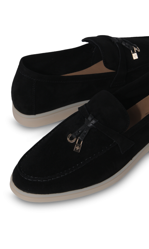 Лофери жіночі чорні (43182H-1-H1) 4S Shoes
