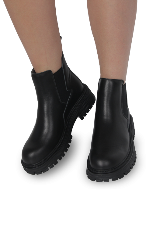 Черевики чорні жіночі (801R-2-H) 4S Shoes Berisstini