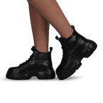 Черевики чорні жіночі (39016-1H) 4S Shoes Melanda