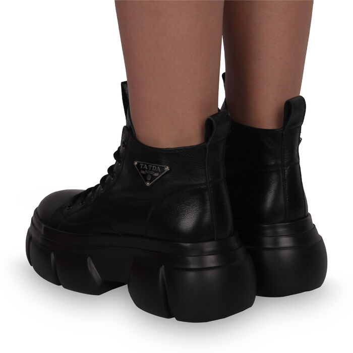 Черевики чорні жіночі (39016-1H) 4S Shoes Melanda