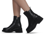 Черевики чорні жіночі (HF13-A211AB) 4S Shoes Glossi