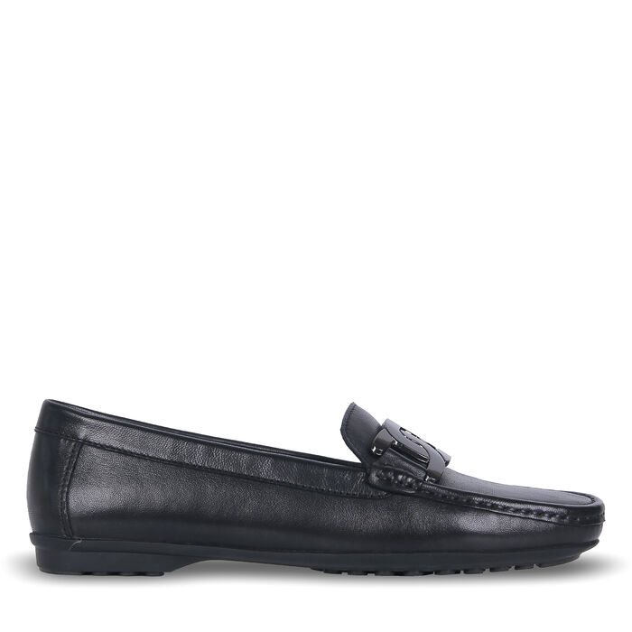 Мокасини чорні жіночі (1929-5) 4S Shoes
