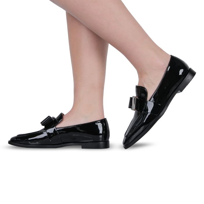 Лофери чорні жіночі (2306-07-A279) 4S Shoes Cruse
