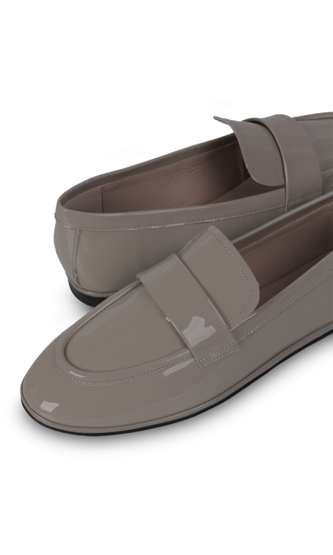 Лофери жіночі сірі (2386-08-A796) 4S Shoes