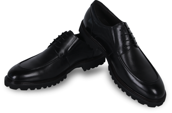 Туфлі чорні чоловічі (YS320A-H02A-NP) 4S Shoes