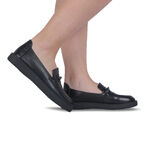 Туфлі чорні жіночі (A49-7323-A843) 4S Shoes