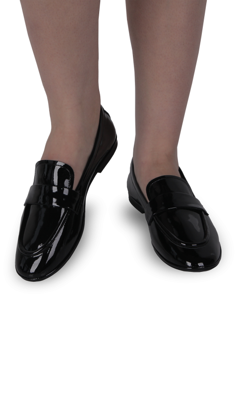 Лофери жіночі чорні (2386-08-A279) 4S Shoes