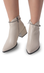 Черевики молочні жіночі(AY616-E7-S2236) 4S Shoes Angelo Vani