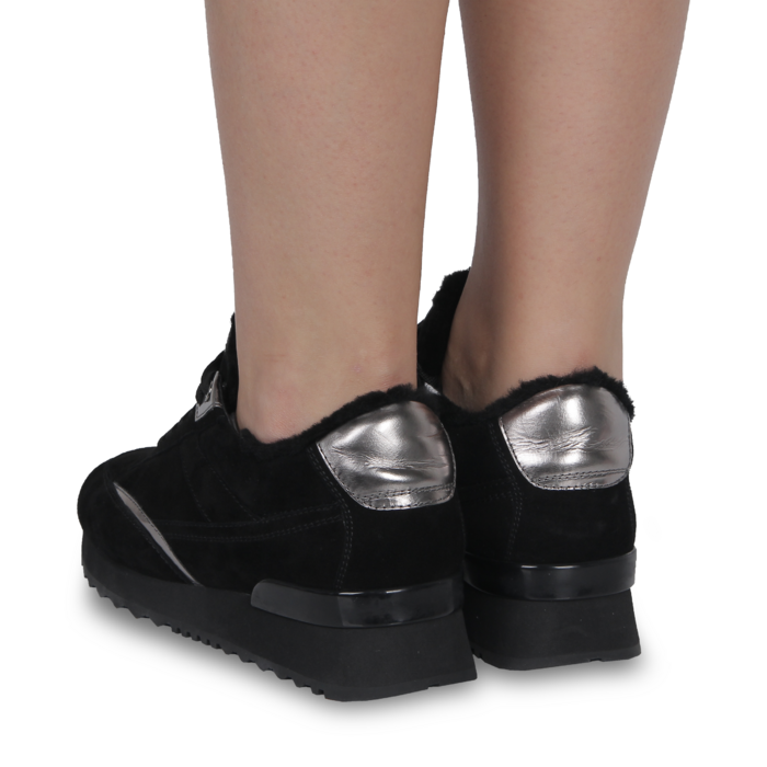 Кросівки чорні жіночі (8736-201) 4S Shoes