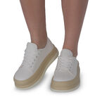 Снікерси білі жіночі (2235-B) 4S Shoes Berisstini