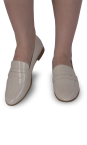 Лофери жіночі бежеві (S1009-22-N734-9) 4S Shoes
