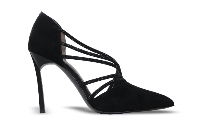 Туфлі жіночі чорні (S1205-78-R019H-9) 4S Shoes