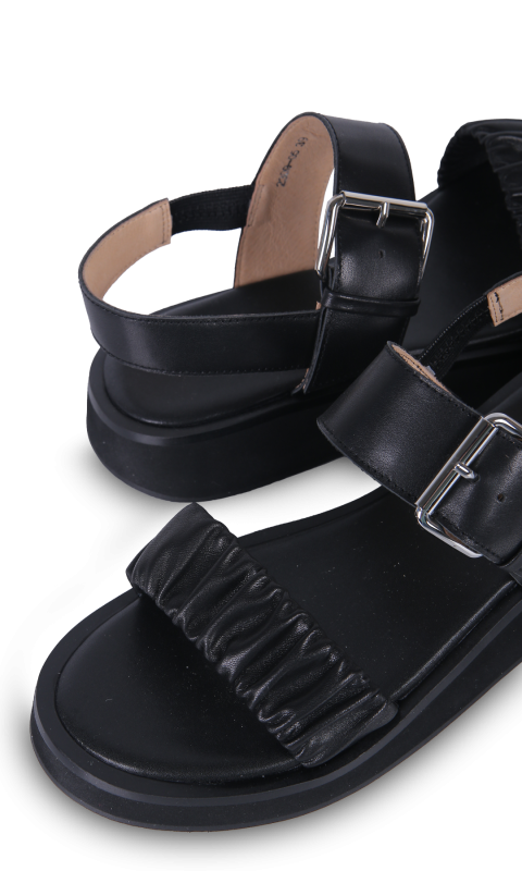 Босоніжки чорні жіночі (2309-05-A278) 4S Shoes Cruse
