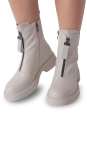 Черевики білі жіночі (PW3086-21521) 4S Shoes Mossani