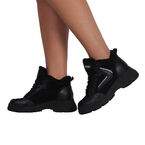 Снікерси чорні жіночі (Y8553-1) 4S Shoes Prima