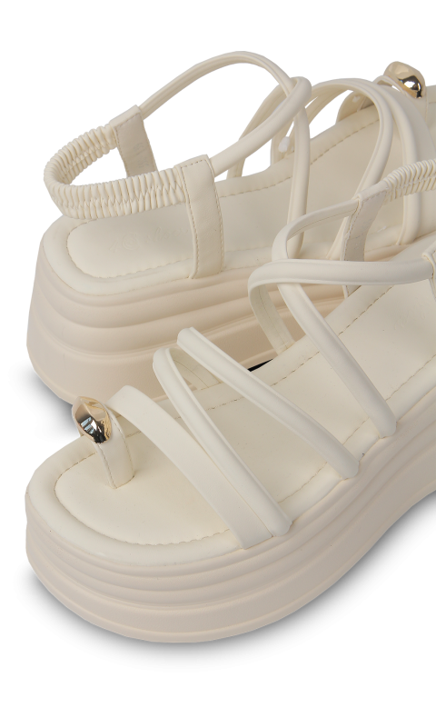 Босоніжки жіночі молочні (550-1) 4S Shoes