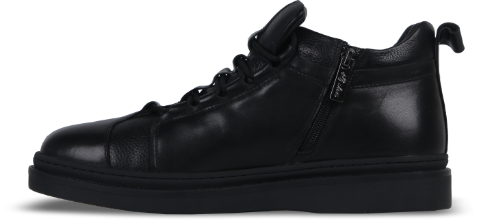 Кеди чоловічі чорні (666-10) 4S Shoes