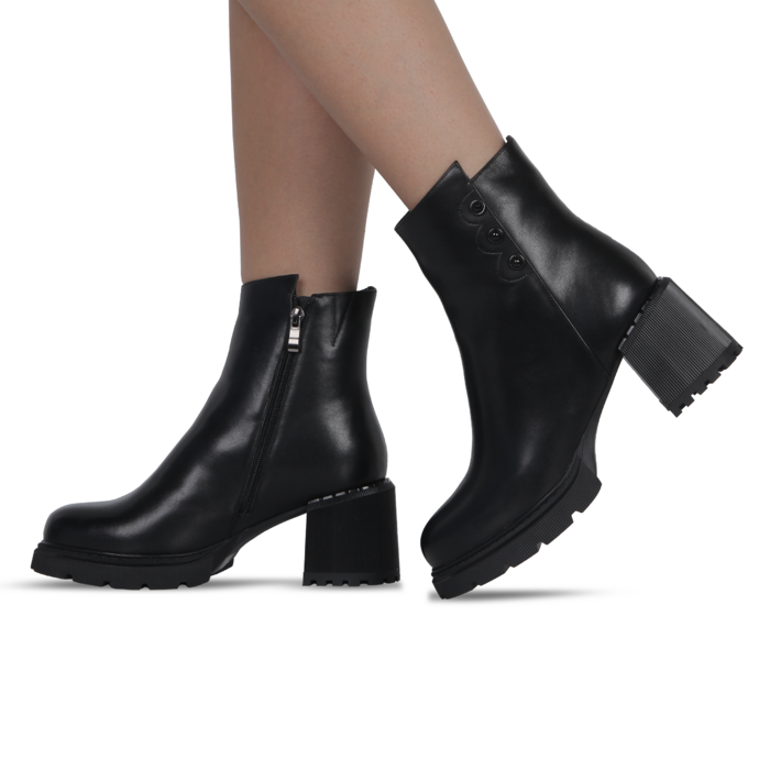 Черевики чорні жіночі (X1756-04M-N1667) 4S Shoes Cruse
