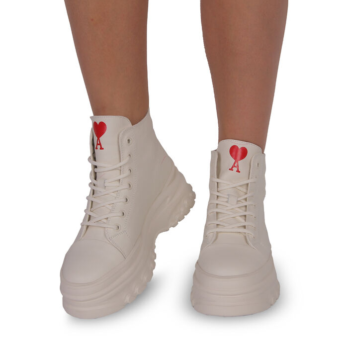 Черевики білі жіночі спорт. (39023-B) 4S Shoes Melanda