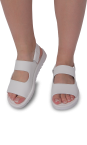 Босоніжки білі жіночі (Q1912) 4S Shoes QuQi
