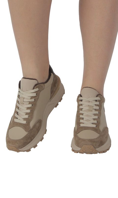 Кросівки бежеві жіночі (502-7770-1-R) 4S Shoes Credit