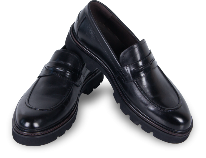 Лофери чорні чоловічі (G090A-63A-NP-10) 4S Shoes