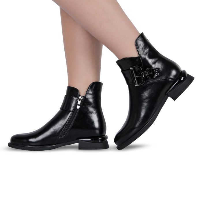 Черевики чорні жіночі (H2237-A1586-F830) 4S Shoes Cruse