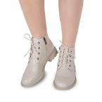 Черевики бежеві жіночі (P989-K400-F55B) 4S Shoes Lady Marcia