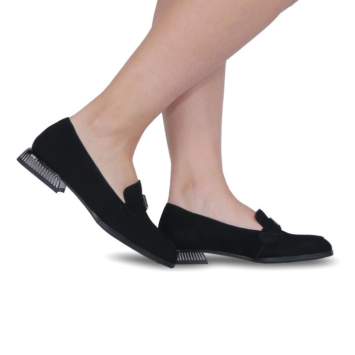 Туфлі чорні жіночі (B12-H426-Z04) 4S Shoes Nadi Bellа
