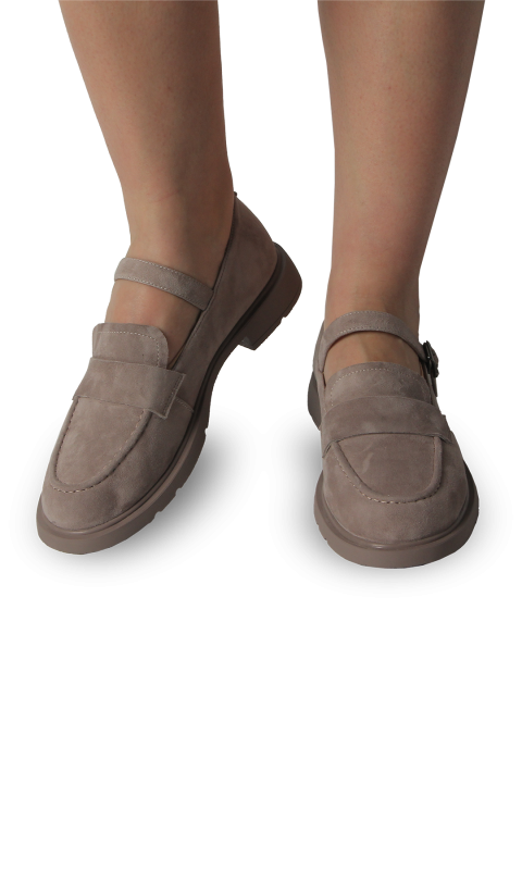 Лофери бежевий жіночі (PW3491-F1334-6) 4S Shoes Melanda