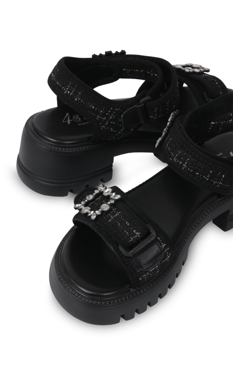 Босоніжки жіночі чорні (JH362-11) 4S Shoes