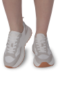 Кросівки жіночі біло-сірі (A6-LF059-) 4S Shoes Lifexpert