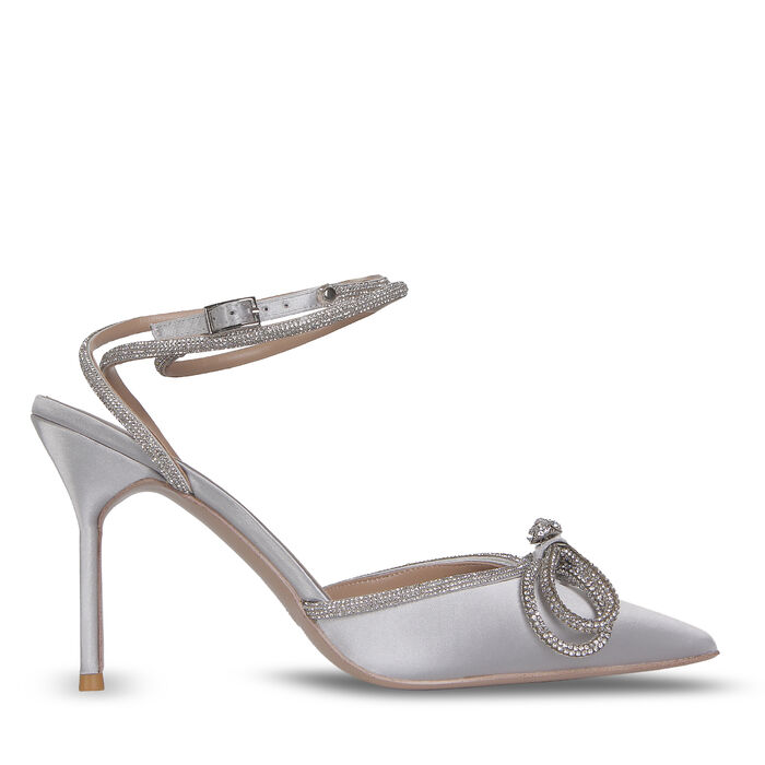 Босоніжки срібні жіночі (TYP807-4-2) 4S Shoes Angelo Vani