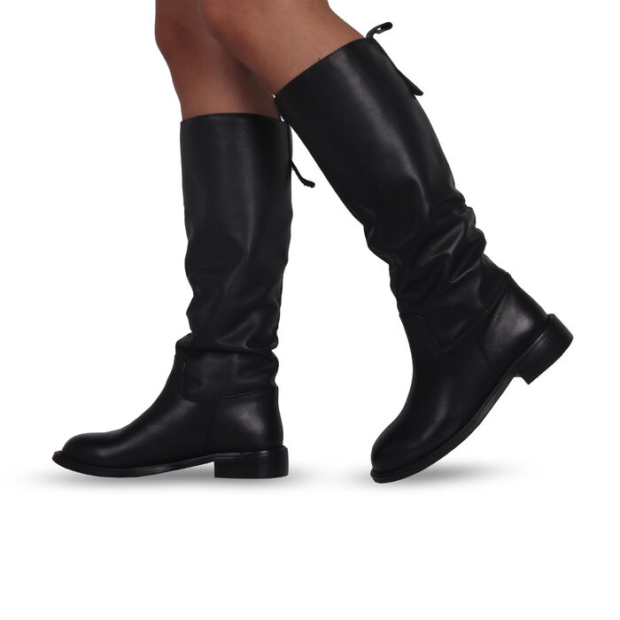 Чоботи чорні жіночі (PW2848-83232-1) 4S Shoes