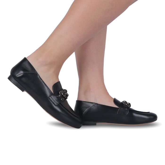 Туфлі чорні жіночі (04-6-H) 4S Shoes Berisstini