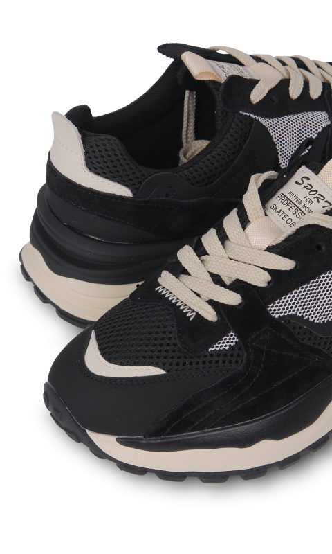 Кросівки чорні жіночі (ZSL9036-1) 4S Shoes Prima