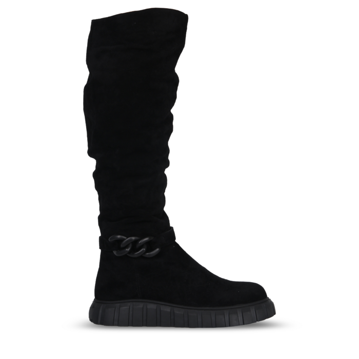 Ботфорти чорні жіночі (DB225BM-8-S1) 4S Shoes