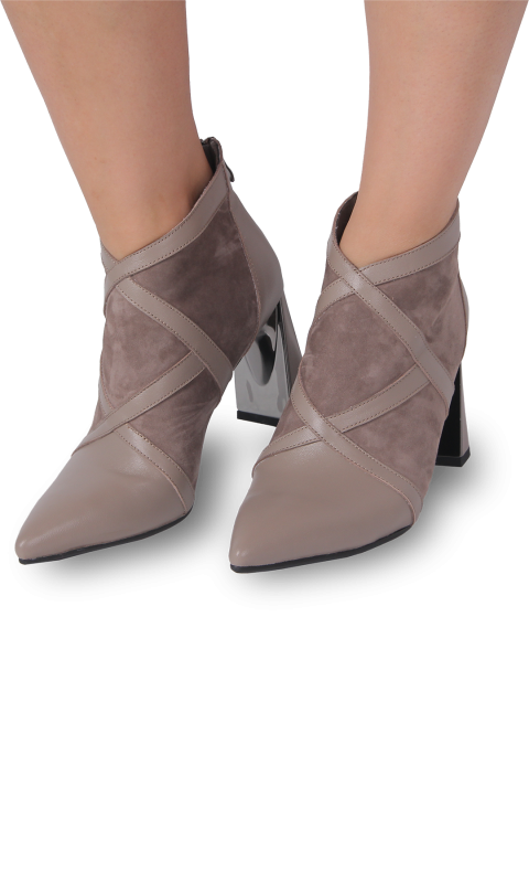 Черевики бежеві жіночі (PF1696-85652-1) 4S Shoes Mossani