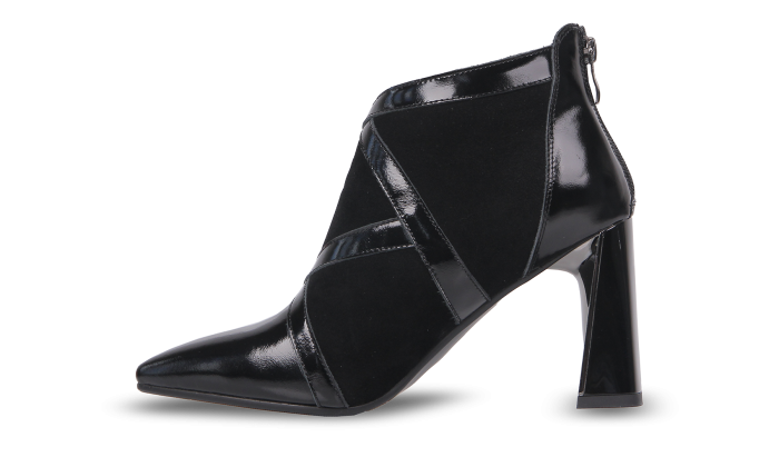 Черевики чорні жіночі (PF1696-85652) 4S Shoes Mossani