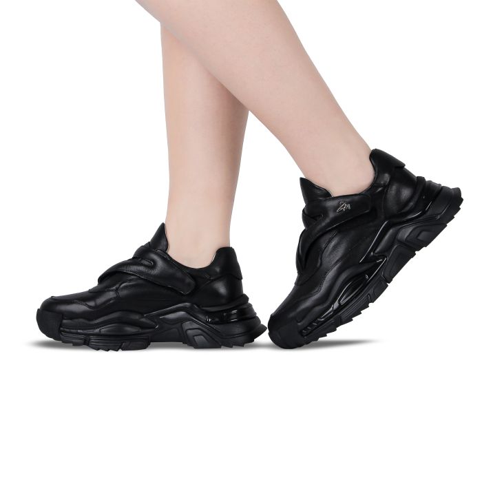 Кросівки чорні жіночі (2980-1-P1) 4S Shoes
