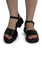 Босоніжки жіночі чорні (PK5716-19H) 4S Shoes