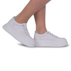 Снікерси білі жіночі (236-13BHU) 4S Shoes Melanda