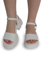 Босоніжки жіночі білі (PK5716-19B) 4S Shoes