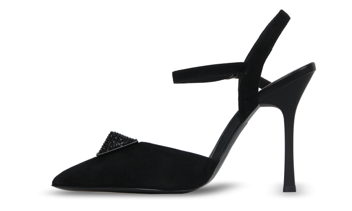 Босоніжки жіночі чорні (S1247-23-R019H-9) 4S Shoes